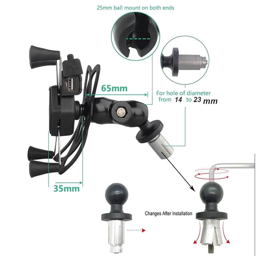 Amazon.co.jp: オートバイスマホ ホルダー 用 に適合するZX-14R